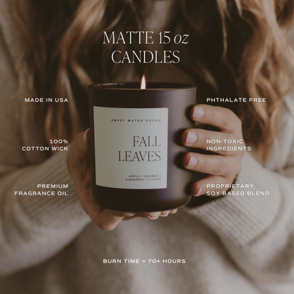 Driftwood & Mahogany Soy Candle – 15 oz