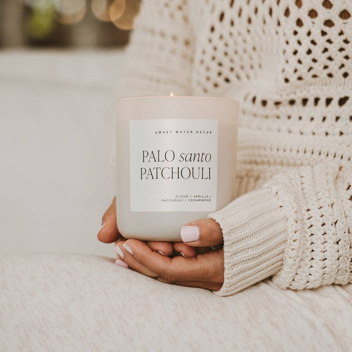 Palo Santo Patchouli Soy Candle – 15 oz