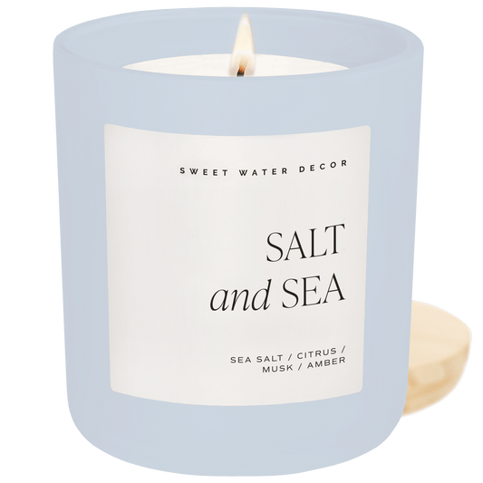 Salt & Sea Soy Candle – 15 oz