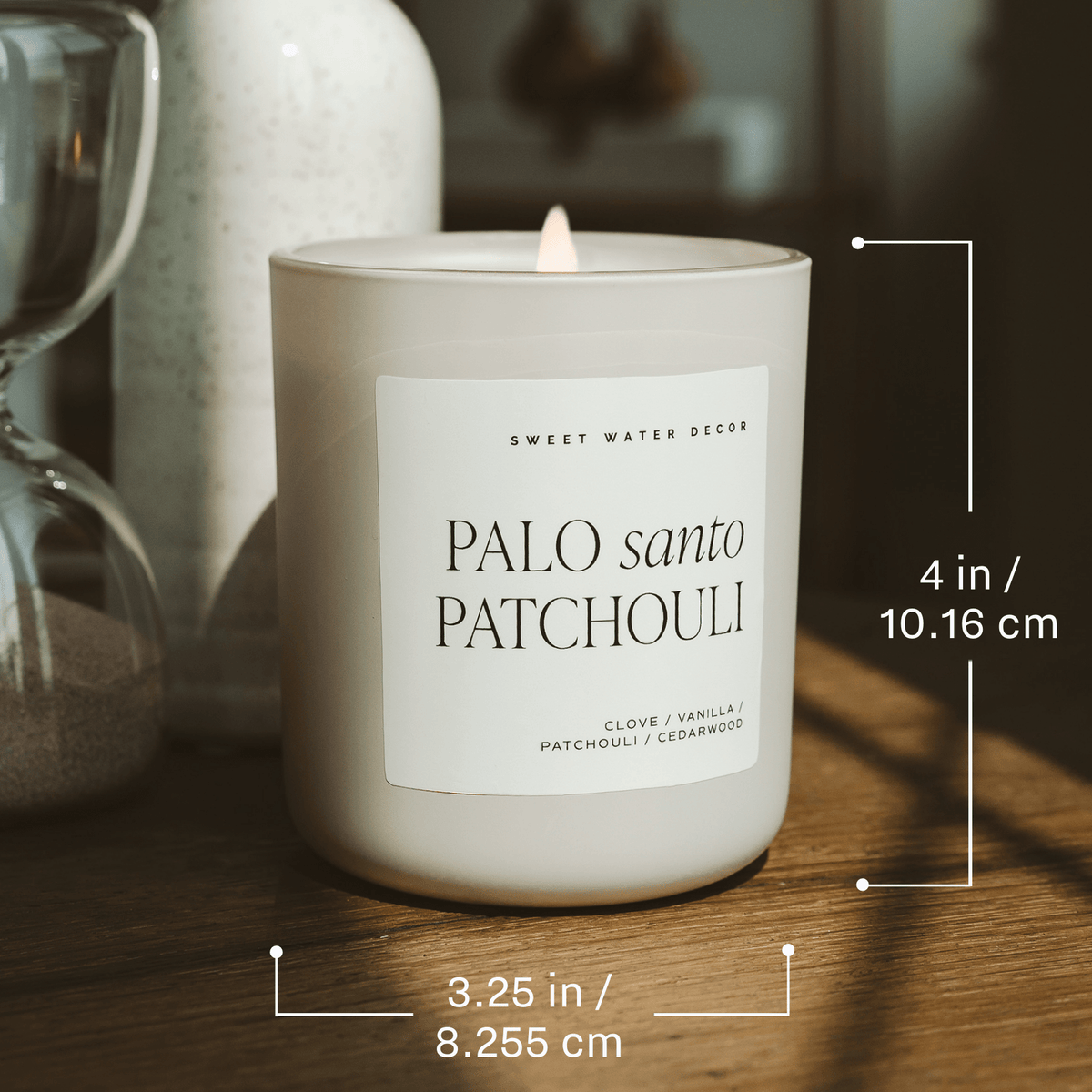 Palo Santo Patchouli Soy Candle – 15 oz