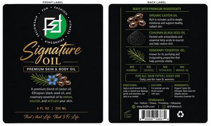 5Fs Signature Oil botanical hair and body oil product image